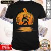 Bigfoot Native MushRoom Halloween Water Reflections Shirt