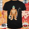 Funny Bigfoot Fishing Shirt