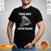 Nice This Boy Loves Trains Shirt - Design by Habittees.com