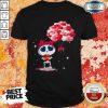 Top Hearts Skeleton Valentine Shirt