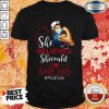 Strong Girl She Believed Ed Tech Shirt