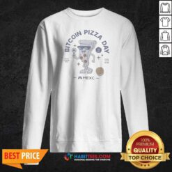 Awesome Bitcoin Pizza Day MEXC Trade On MEXC Pizza Paid In Btc Take Your Slice Sweatshirt