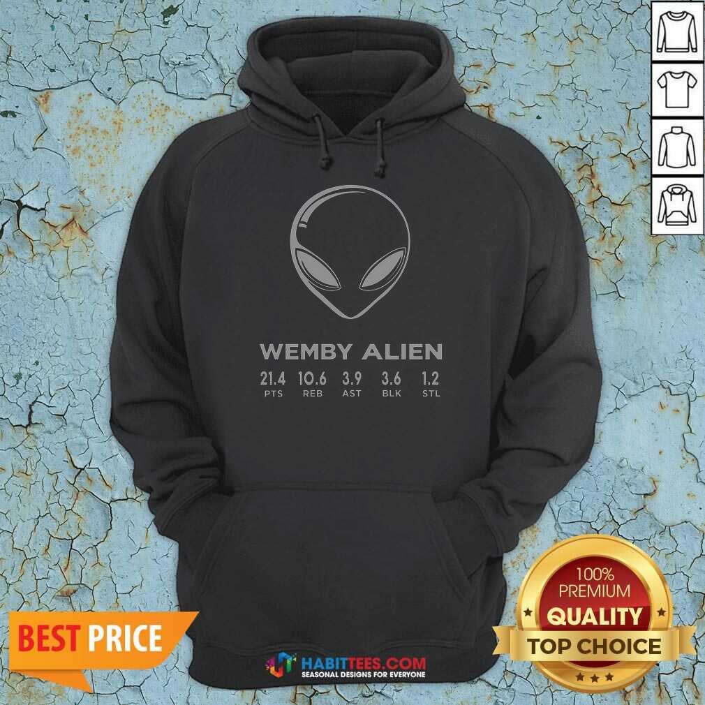 Funny Hot Wemby Alien Stats San Hoodie Funny Hot Wemby Alien Stats San Hoodie