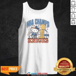 Good Hello Kitty X New York Knicks NBA Champs 2026 tank top optimized featuring a sleeveless design with vibrant team and Hello Kitty graphics