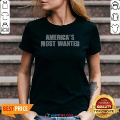 Hot America'S Most Wanted V-Neck Shirt