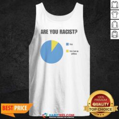 Hot Are You Racist Yes Yes But In Yellow tank top optimized for casual wear