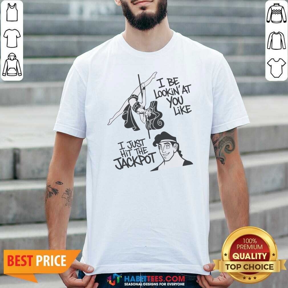 Nice Megara And Hercules I Be Lookin'At You Like I Just Hit The Jackpot shirt optimized on Classic Shirt Nice Megara And Hercules I Be Lookin'At You Like I Just Hit The Jackpot shirt optimized shown as a classic shirt preview