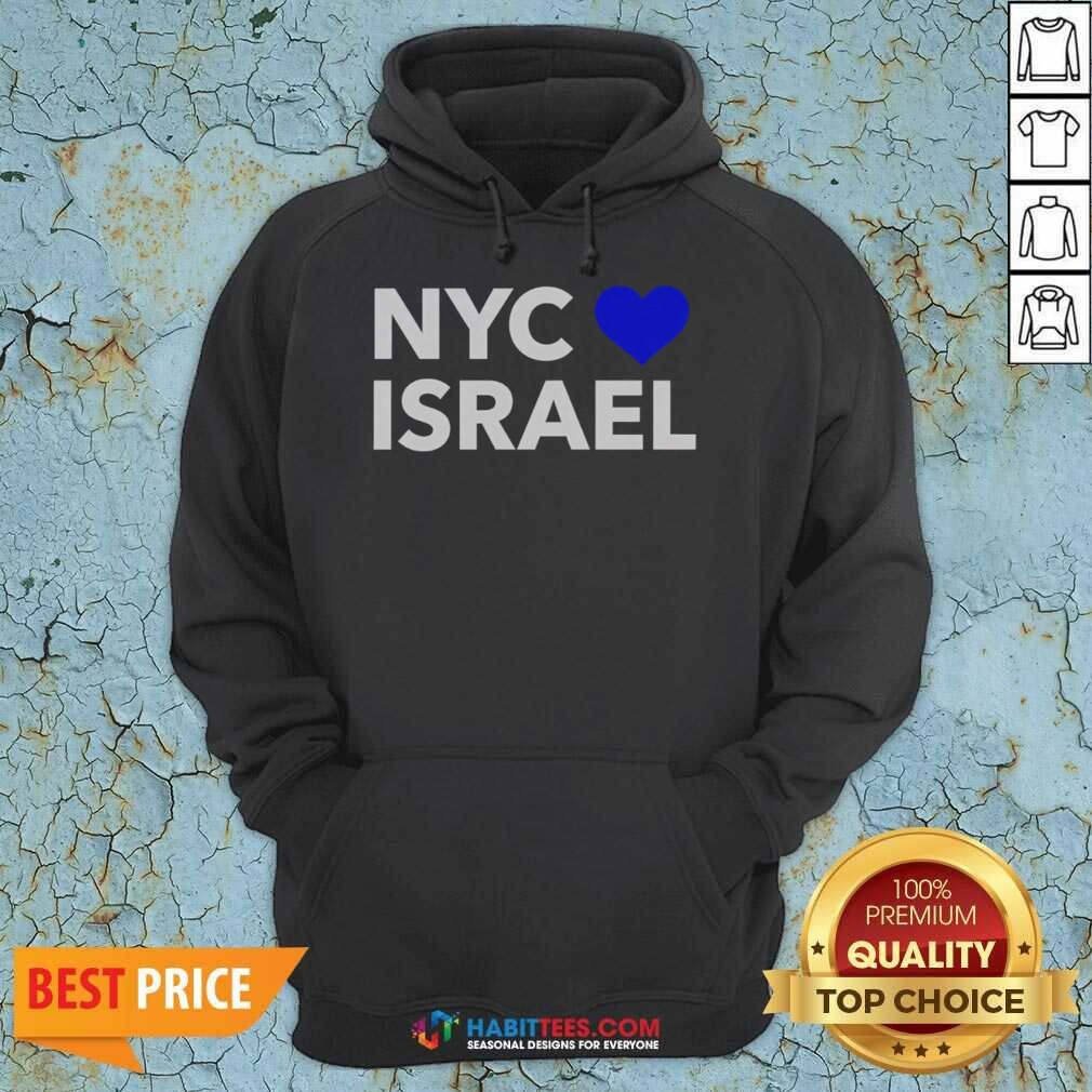 Nice Zohran Mamdani Rama Duwaji NYC Love Israel shirt optimized on Hoodie Nice Zohran Mamdani Rama Duwaji NYC Love Israel shirt optimized shown as a hoodie preview
