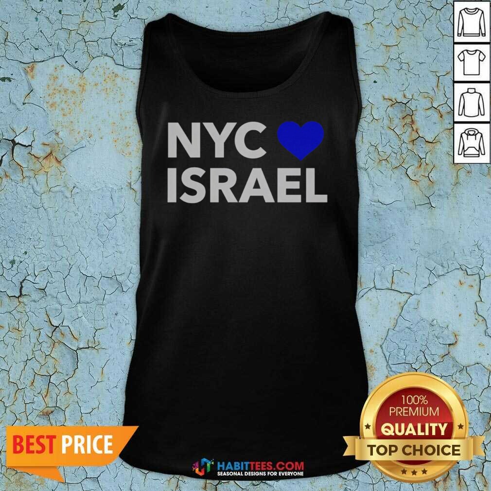 Nice Zohran Mamdani Rama Duwaji NYC Love Israel shirt optimized on Tank Top Nice Zohran Mamdani Rama Duwaji NYC Love Israel shirt optimized shown as a tank top preview