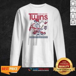 Official Minnesota Twins Grateful Dead Skeleton Skateboard sweatshirt optimized image showing front design on a cozy crewneck sweatshirt