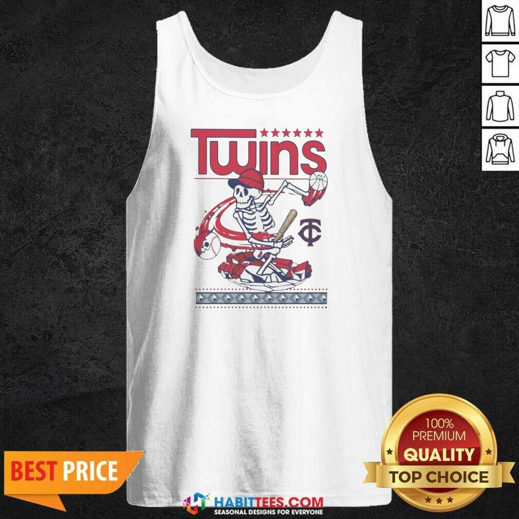Official Minnesota Twins Grateful Dead Skeleton Skateboard Shirt shirt optimized on Tank Top Official Minnesota Twins Grateful Dead Skeleton Skateboard Shirt shirt optimized shown as a tank top preview