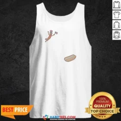 Premium Hotdog Freedom Dive Meme Tank Top