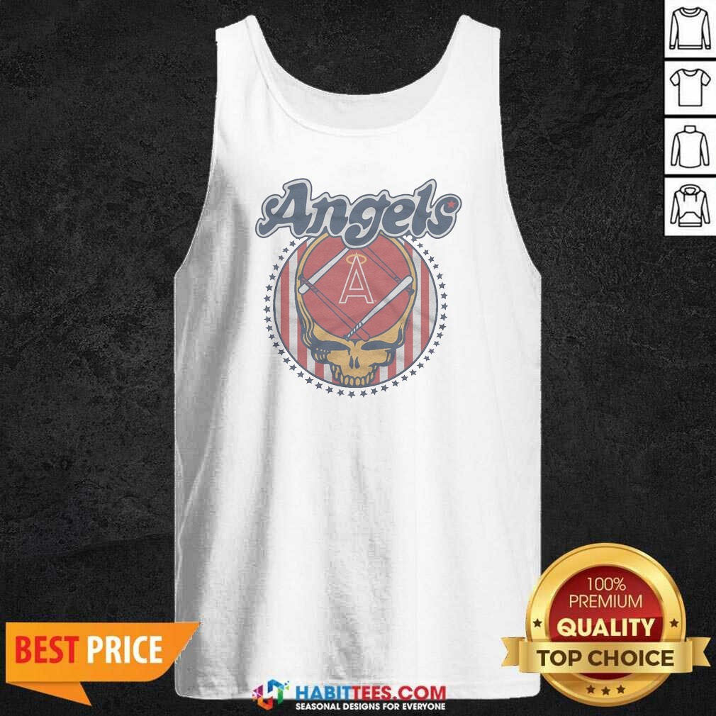 Premium MLB X Grateful Dead X Angels Americana Tank Top