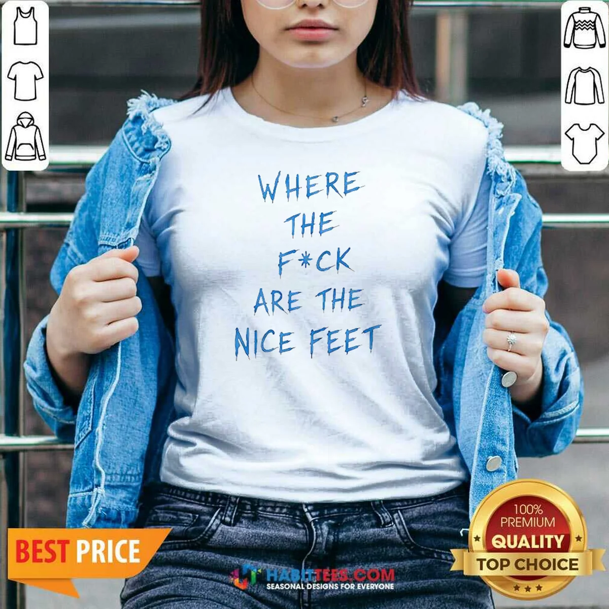 Premium Where The Fck Are The V-Neck Shirt Premium Where The Fck Are The V-Neck Shirt