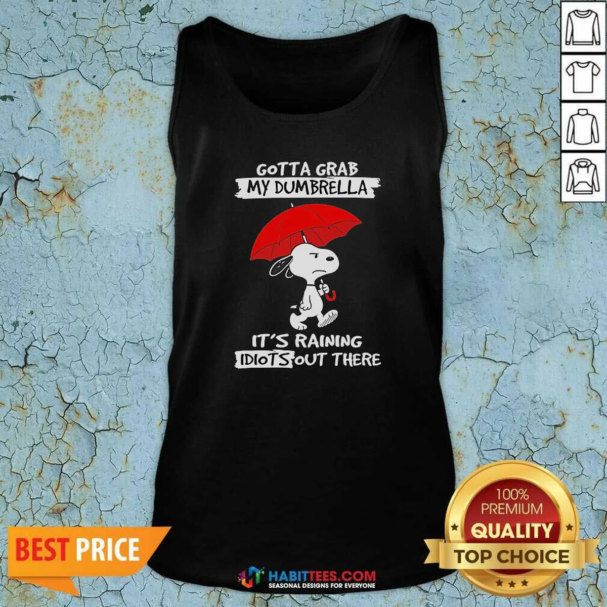 Pretty Snoopy Gotta Grab My Dumbrella Tank Top Pretty Snoopy Gotta Grab My Dumbrella Tank Top