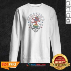 Top MLB X Grateful Dead X Athletics Americana Sweatshirt