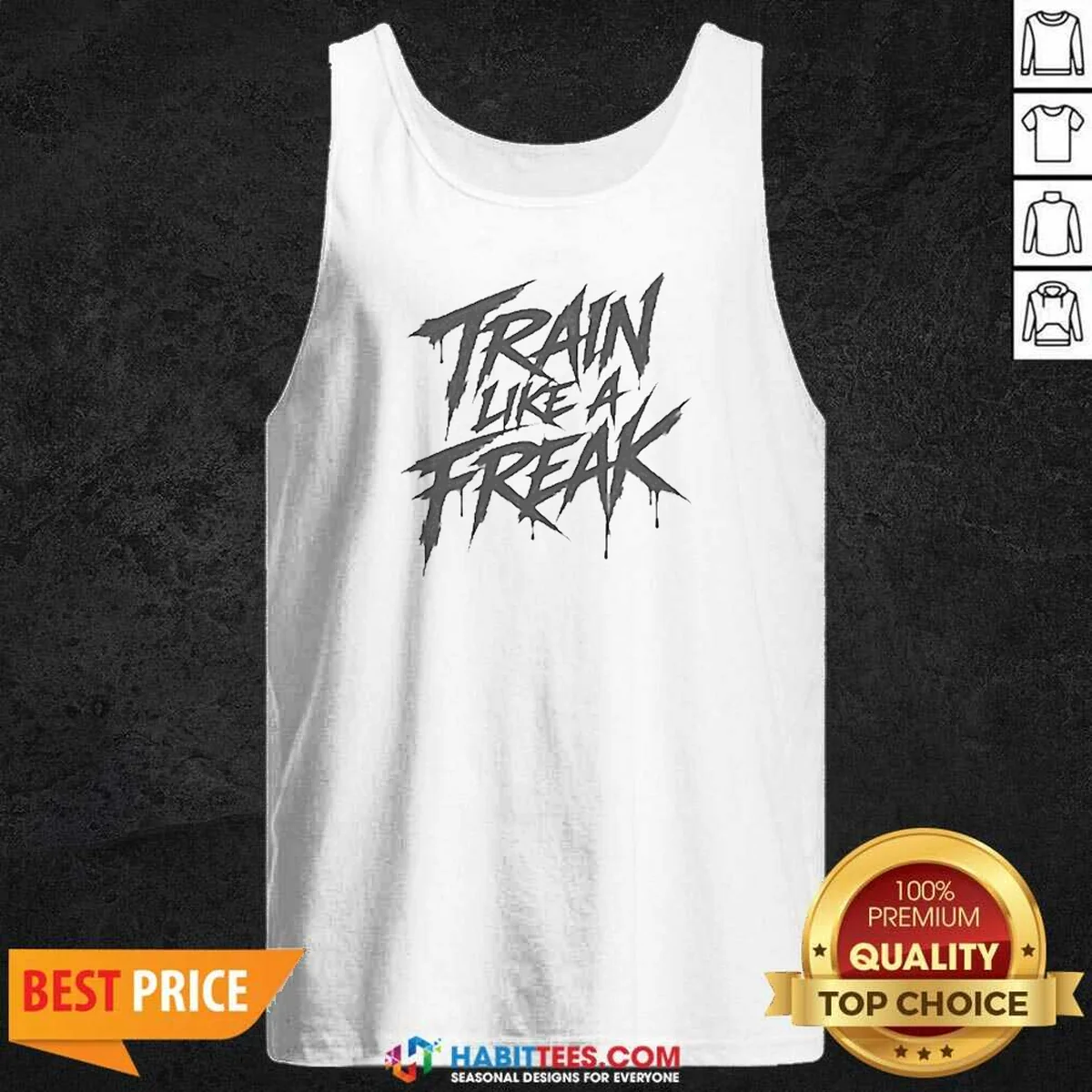 Top Train Like A Freak Tank Top