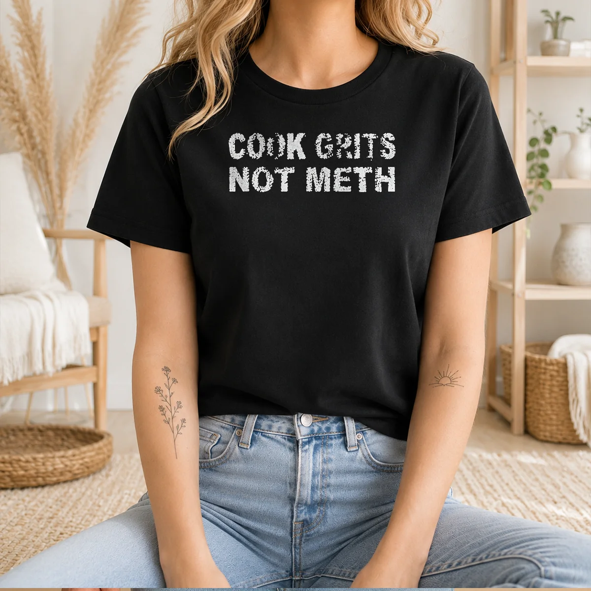 Awesome Cook Grits Not Meth Shirt Awesome Cook Grits Not Meth Shirt
