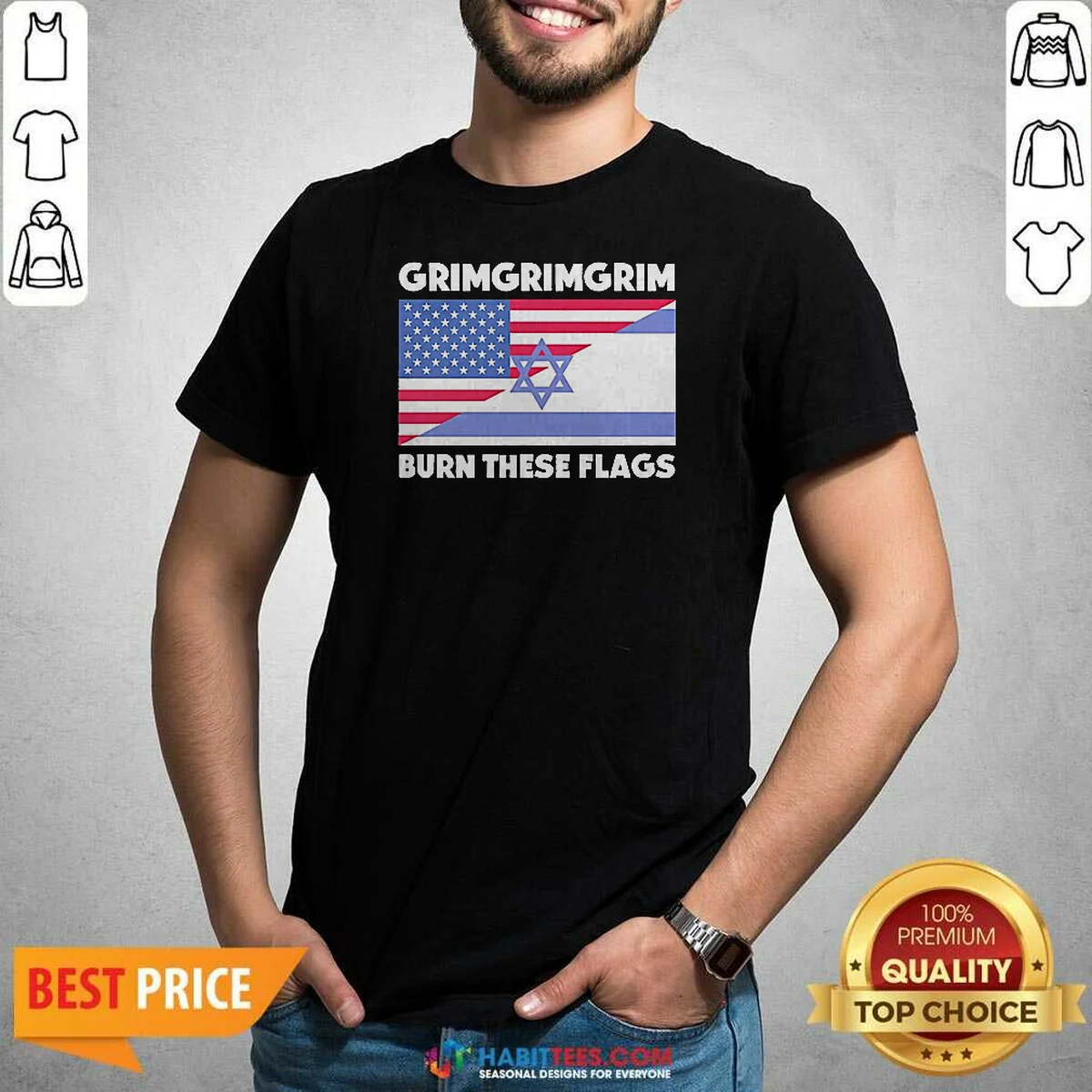 Awesome United States Israel Flag Grimgrimgrim Shirt Awesome United States Israel Flag Grimgrimgrim Shirt