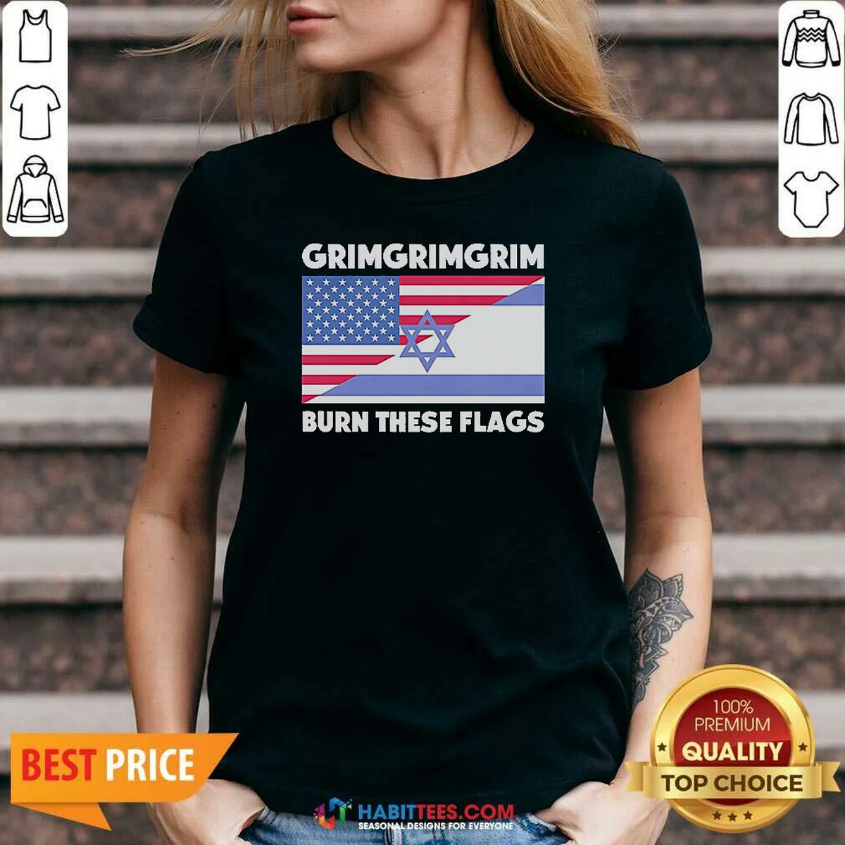Awesome United States Israel Flag Grimgrimgrim V-Neck Shirt Awesome United States Israel Flag Grimgrimgrim V-Neck Shirt