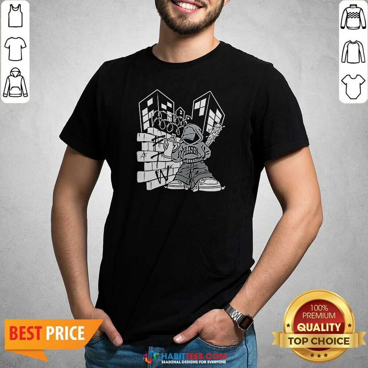 Awesome Y2K Streetwear Graffiti Spray Paint Shirt Awesome Y2K Streetwear Graffiti Spray Paint Shirt