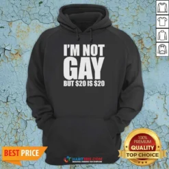 Funny I Am Not Gay But 20 Dollars Is 20 Dollars Meme Hoodie