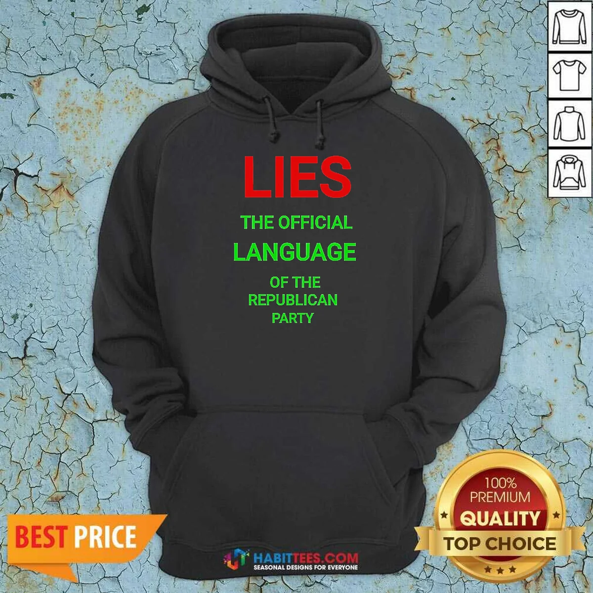 Funny Lies The Official Language Of Hoodie Funny Lies The Official Language Of Hoodie
