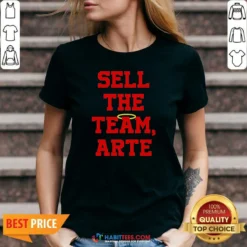 Funny Sell The Team Arte V-Neck Shirt