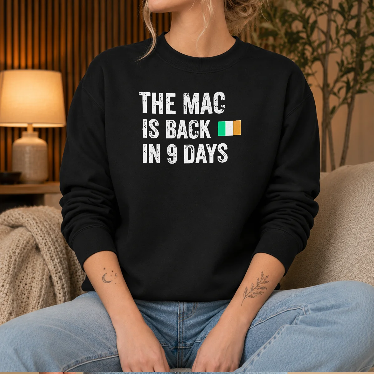 Funny Top The Mac Is Back In 9 Days Flag Sweater