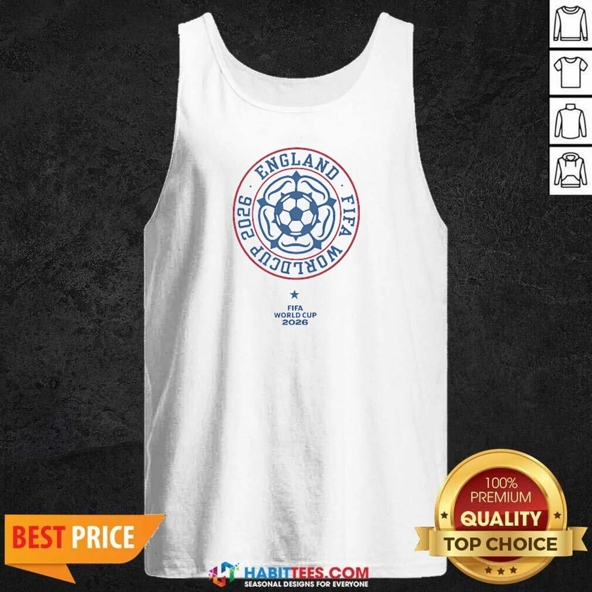 Good England FIFA World Cup 2026 Soccer Tank Top