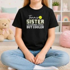 Good Tennis Sister Like A Normal Sister But Cooler Kids T-Shirt