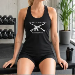 Good Top Technology Changes Rights Don'T Crossed AR 15 And Musket Tank Top