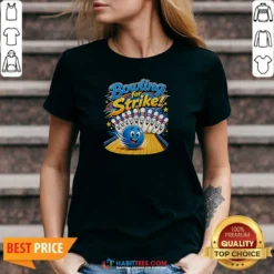 Hot Bowling For Strike Anime V-Neck Shirt