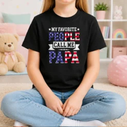 Hot My Favorite People Call Me Papa Kids T-Shirt