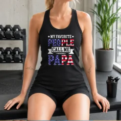 Hot My Favorite People Call Me Papa Tank Top