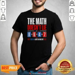 Hot The Math Does Not Lie 8 6 4 7 25th Amendment American Political Protest