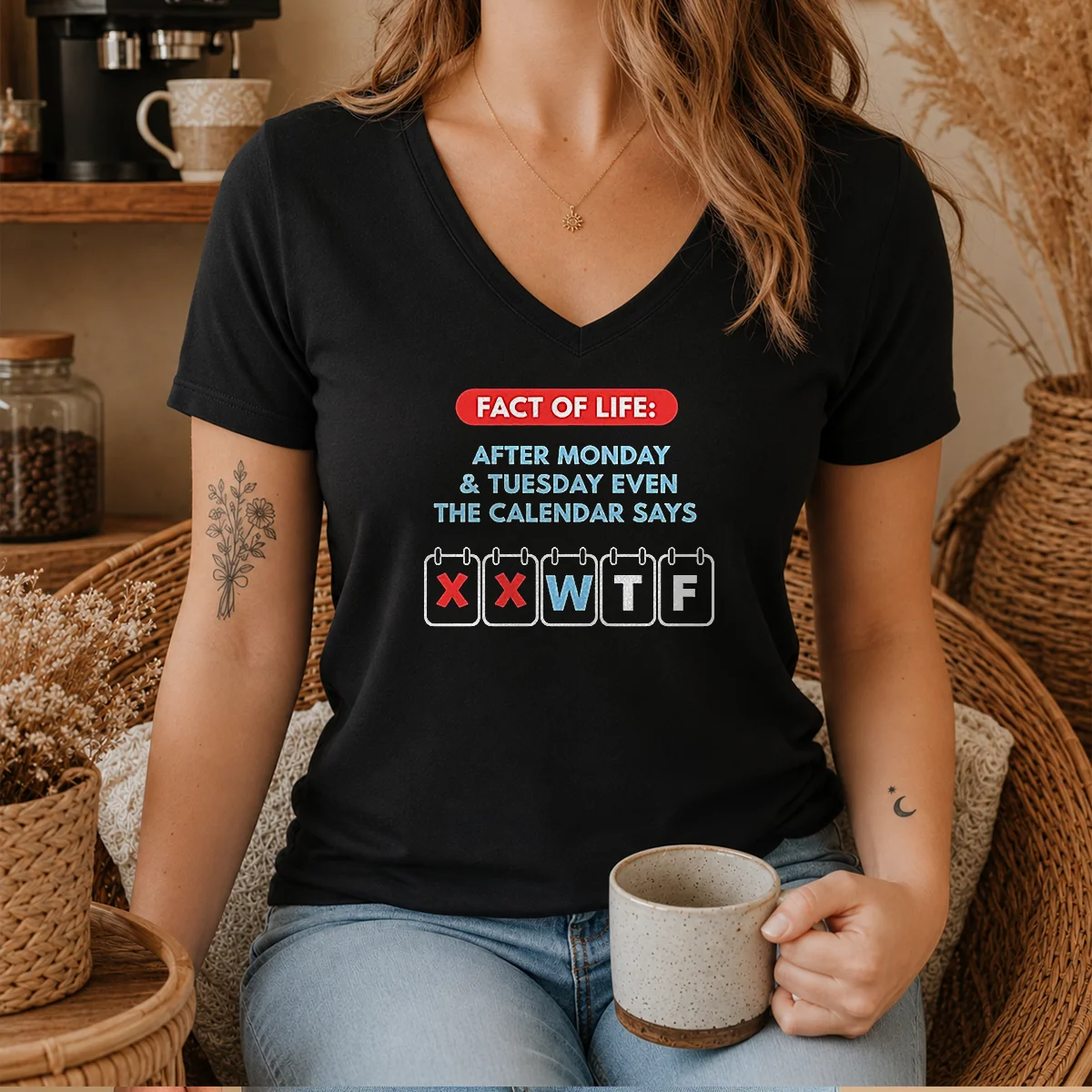 Hot The Worst Person In The V-Neck Shirt Hot The Worst Person In The V-Neck Shirt