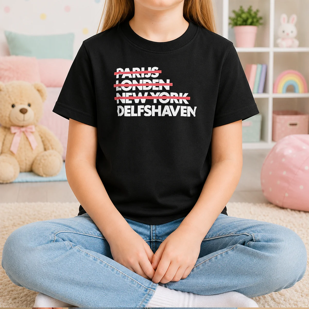 Nice Parijs Londen New York Delfshaven Kids T-Shirt