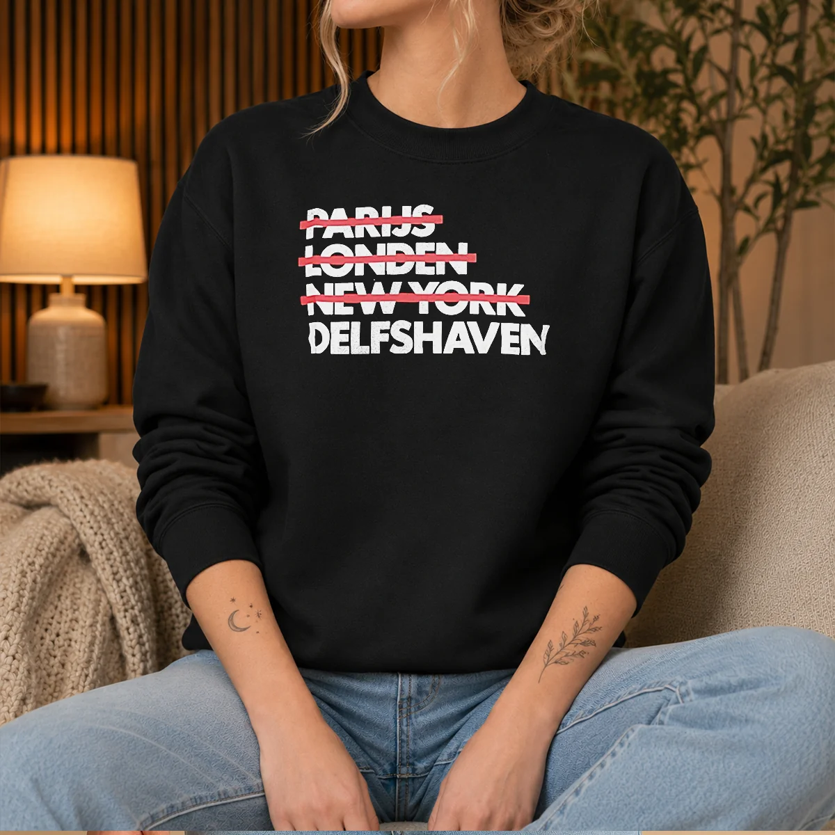Nice Parijs Londen New York Delfshaven Sweater