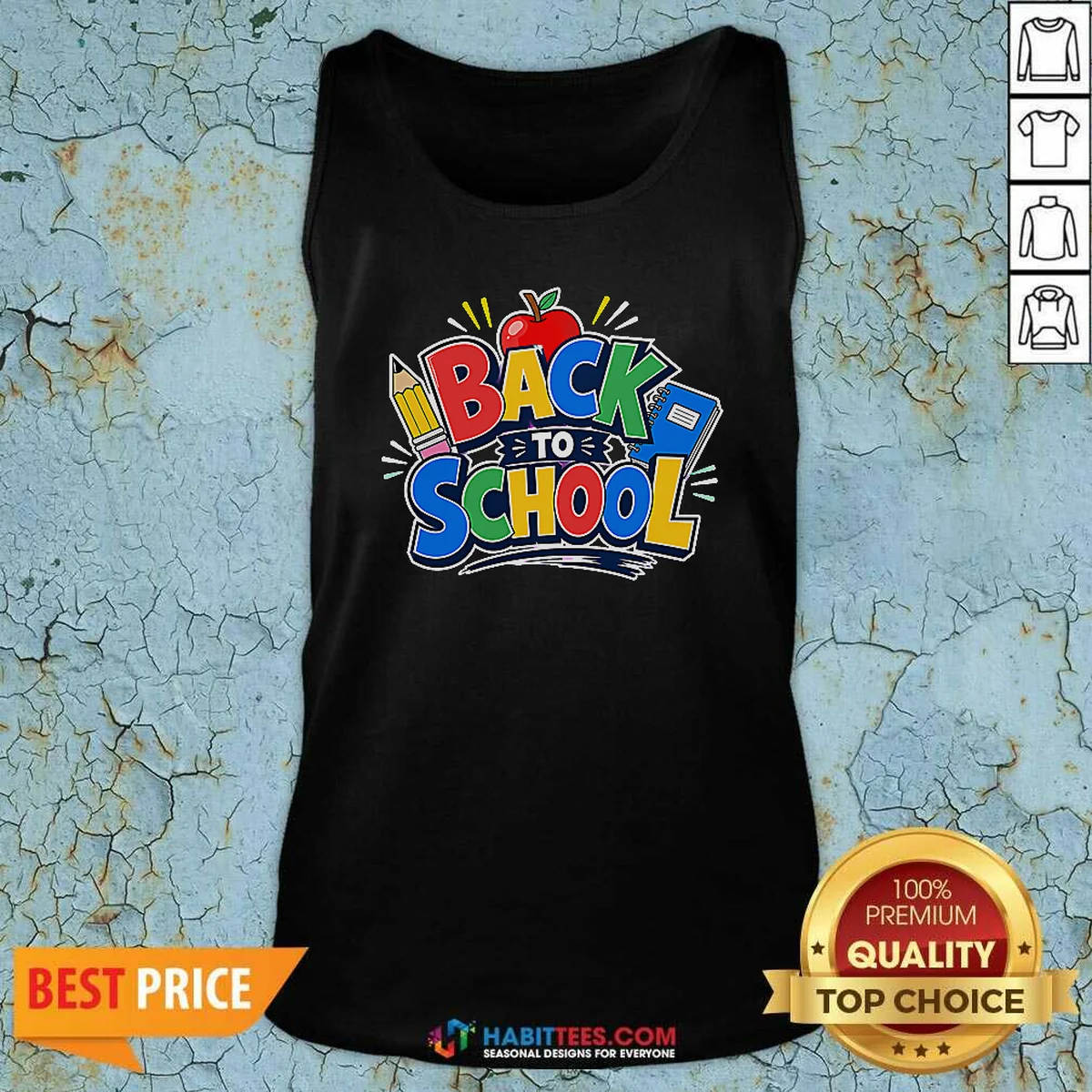 Official Back To School Excitement Graphic Tank Top