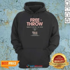 Top Free Throw Moments Before The Wind A Product Of Wax Promotional Barcode Label Hoodie